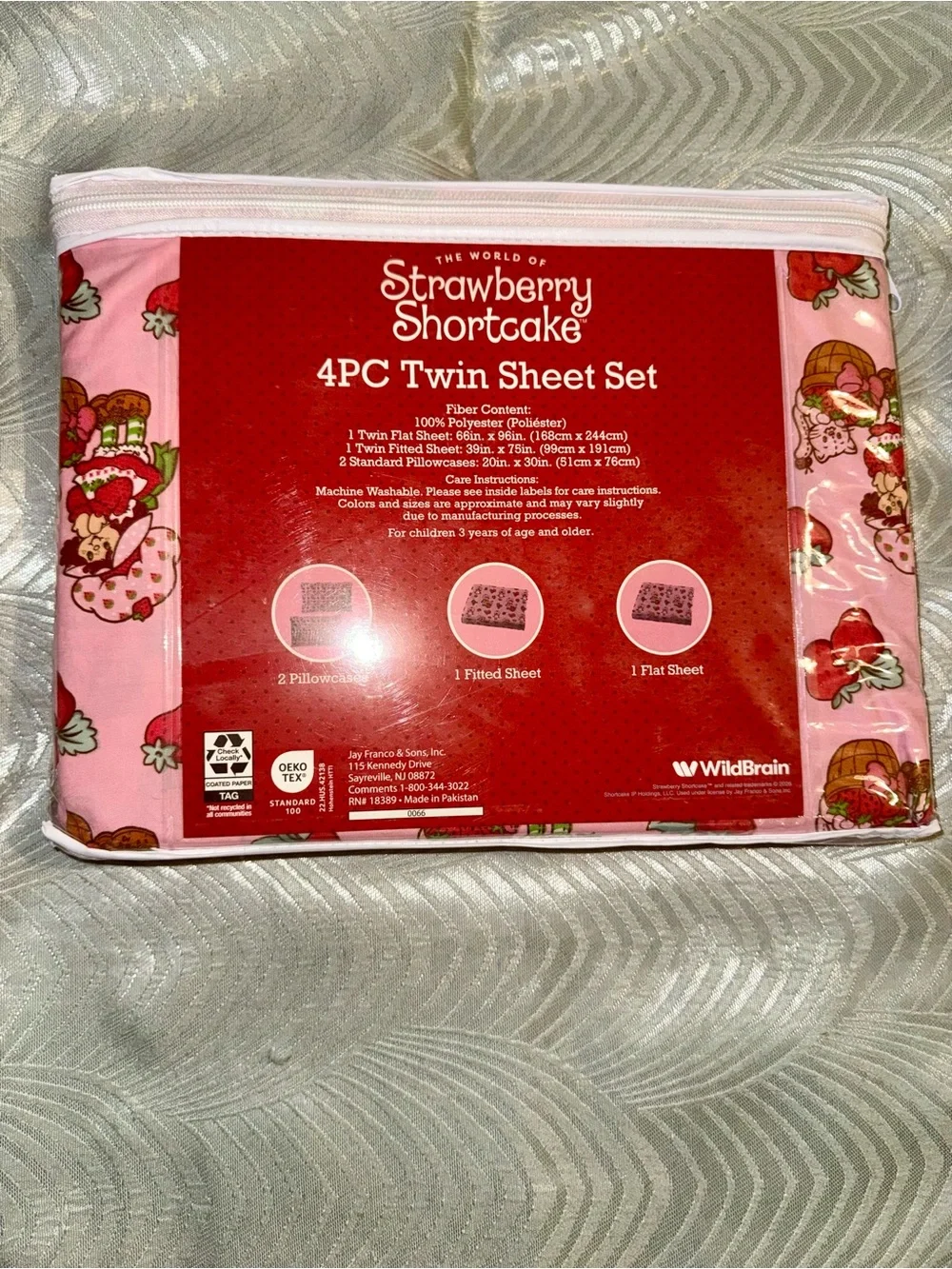 Strawberry Shortcake TWIN 4 pc Sheet Set